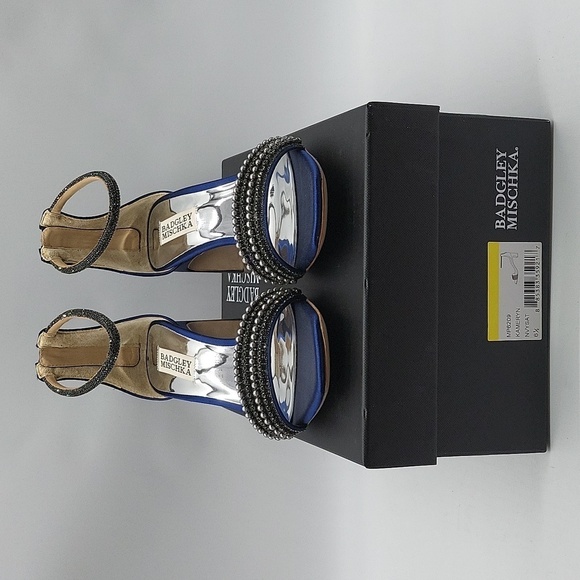 1005- Badgley Mischka Heels Women’s Sandals Size 6.5 NWT - Picture 7 of 16